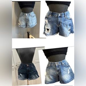 Lot of 4 Jean shorts